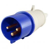 TDM Вилка 013 2Р+РЕ 16А 220В IP44 SQ0601-0001, РОССИЯ, код 0551100058, штрихкод 463000022058, артикул SQ0601-0001