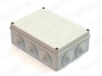 Распределительная коробка GreenEl 190х140х70мм открытой установки серая IP55 GE41244, Россия, код 0520111009, штрихкод 460713625281, артикул GE41244