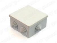 Распределительная коробка GreenEl 85х85х40мм открытой установки серая IP44 GE41235, Россия, код 05802140001, штрихкод 460713625103, артикул GE41235