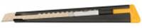Нож OLFA с выдвижным лезвием OL-180-BLACK черный, 9мм, ЯПОНИЯ, код 0670300004, штрихкод 009151110018, артикул OL-180-BLACK
