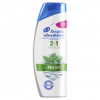 HEAD & SHOULDERS Шампунь 2в1 Ментол освежающий 400мл, РУМЫНИЯ, код 3030102048, штрихкод 500017402852, артикул