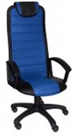Кресло Элегант L 5 Сетка синее Топ-Ган Пятилучие, Россия, код 5910603389
