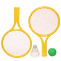 Теннис пляжный в наборе BT-XL708: 2 ракетки 30*18 см, шарик, волан, КИТАЙ, код 74018030073, штрихкод 693199399444, артикул 290-525