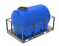 Емкость в обрешетке-кассете Rostok(Росток) H 2000 синяя