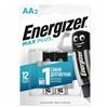 Батарейка AA Energizer LR6 Max PLUS (2-BL) (24) 133564