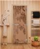Дверь для сауны DoorWood (Дорвуд) 80x200 Эталон Березка (бронза матовая) левая