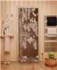 Дверь для сауны DoorWood (Дорвуд) 80x200 Эталон Березка (бронза) правая