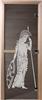 Дверь для сауны DoorWood (Дорвуд) 70x190 Основная серия Рим (графит) правая