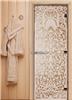 Дверь для сауны DoorWood (Дорвуд) 80x200 Эталон Флоренция (сатин) левая