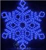Световая фигура уличная Rich Led Снежинка, синий, пост. свечение, RL-SFDL70-B