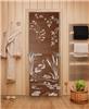 Дверь для сауны DoorWood (Дорвуд) 80x200 Эталон Камышовый рай (бронза) правая