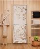 Дверь для сауны DoorWood (Дорвуд) 80x200 Эталон Камышовый рай (сатин) левая