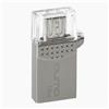 Флэш накопитель USB/MicroUSB 16 Гб Qumo Keeper OTG .. (silver) 73915