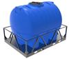 Емкость горизонтальная Rostok (Росток) HR 5000 синяя в обрешетке