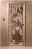 Дверь для сауны DoorWood (Дорвуд) 70x190 Основная серия Березка (графит) правая