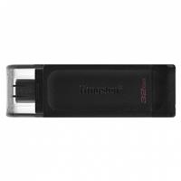 Флэш накопитель USB 32 Гб Kingston DataTraveler 70 Type-C 3.0 (black) 205108