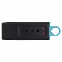 Флэш накопитель USB 64 Гб Kingston DataTravele Exodia 3.1 (black/light blue) 205112