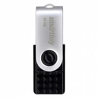 Флэш накопитель USB/MicroUSB 16 Гб Smart Buy Trio 3-in-1 OTG (USB Type-A+USB Type-C+micro USB) (black/grey) 98793