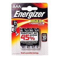 Батарейка AAA Energizer LR03 Max (4-BL) (48) 74173