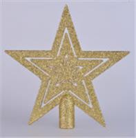 Украшение новогоднее Макушка/Звезда l=20см золото арт.NYJN0031-3 Код252984, Китай, код 7500201081, штрихкод 468046600854, артикул 252984