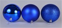 Набор шаров новогодних 6шт d=10см синие арт.NYLR0003-2 Код257599, КИТАЙ, код 75002180566, штрихкод 468046606485, артикул 257599