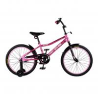 Детский велосипед City-Ride Spark , рама сталь , диск 20 сталь , цвет розовый акц, КИТАЙ, код 60012030111, штрихкод 690102800104, артикул CR-B2-0220PK