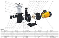 Уплотнение крышки префильтра для насоса FCP-2200A/3000A/4000A