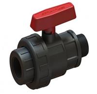 Кран шаровый пластиковый G3/4 ВР-НР