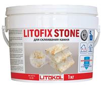 Litokol Клеевая смесь для плитки LITOFIX STONE цвет белый, ведро 1 кг