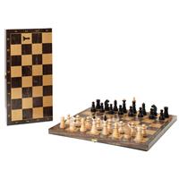 Шахматы обиходные буковые 29х29 см Венге