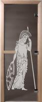 Дверь для сауны DoorWood (Дорвуд) 70x190 Основная серия Рим (графит матовое) правая