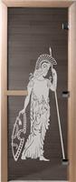 Дверь для сауны DoorWood (Дорвуд) 70x190 Основная серия Рим (графит) левая