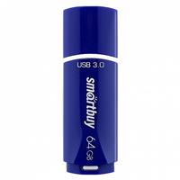 Флэш накопитель USB 64 Гб Smart Buy Crown 3.0 (blue) 98794