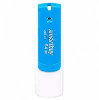 Флэш накопитель USB 64 Гб Smart Buy Diamond 3.0 (blue) 102544