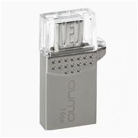 Флэш накопитель USB/MicroUSB 16 Гб Qumo Keeper OTG .. (silver) 73915