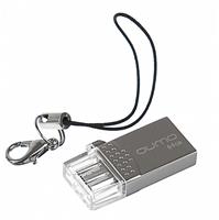 Флэш накопитель USB/MicroUSB 64 Гб Qumo Keeper OTG .. (grey) 96443
