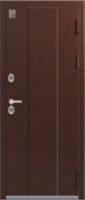 Дверь металлическая Термо-6 Медь-Тиковое дерево (105 мм) правая 860х2050 2 замка, Россия, код 03402060244 