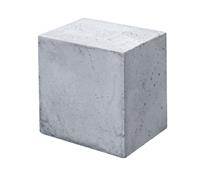 Блок садовый, бетонный фундаментный 200х300х600