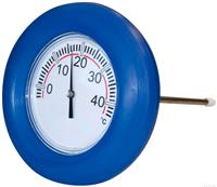 Термометр круглый, цвет синий