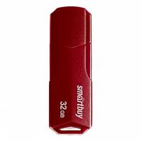 Флэш накопитель USB 32 Гб Smart Buy CLUE (burgundy) 205844