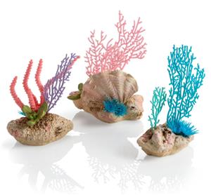 Декорация для аквариума biOrb Коралловый веер и ракушки