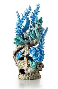 Композиция (грот) Коралловый риф синий (17x15.5x33)