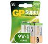 Батарейка Gp super alkaline 9v крона (1604a-5cr1)