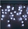 Гирлянда-бахрома светодиодная Rich Led 3*0,5 м, мерцание, IP65, белый, провод черный