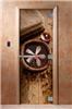 Дверь для сауны DoorWood (Дорвуд) 70x190 Эталон Фотопечать A009 правая