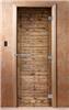 Дверь для сауны DoorWood (Дорвуд) 70x190 Эталон Фотопечать A020 левая