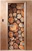 Дверь для сауны DoorWood (Дорвуд) 70x190 Эталон Фотопечать A044 левая