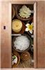 Дверь для сауны DoorWood (Дорвуд) 70x190 Эталон Фотопечать A058 правая