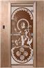 Дверь для сауны DoorWood (Дорвуд) 80x200 Эталон Посейдон (бронза) правая