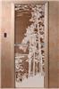 Дверь для сауны DoorWood (Дорвуд) 80x200 Эталон Рассвет (бронза) правая